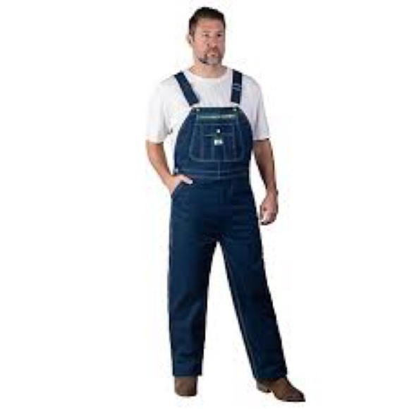 liberty Other - Liberty Men's 42 x 30 Denim Bib Overalls Blue Carpenter Jeans Medium Wash